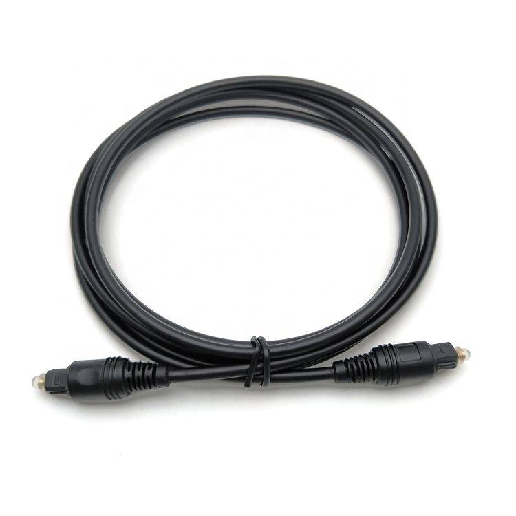 QiCheng&LYS Cable Optico de 5 Metros,Cable de Audio óptico Digital SPDIF  Toslink, Cable óptico Audio Doble (5m)