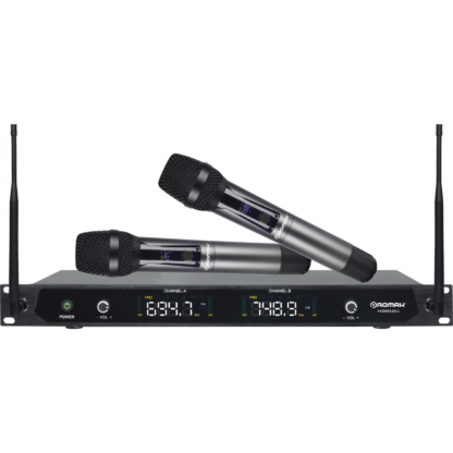 MICRÓFONO INALÁMBRICO PROFESIONAL DOBLE UHF | PROMAX H320-DU