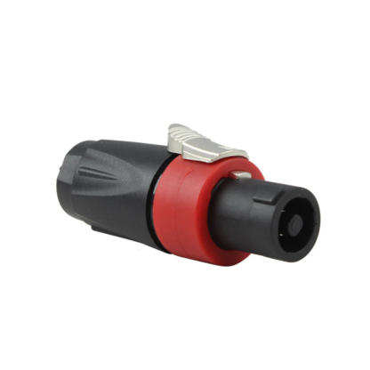 CONECTOR MACHO SPEAKON ROJO 4 PINES | Blastking CN30R