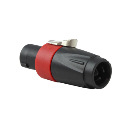 CONECTOR MACHO SPEAKON ROJO 4 PINES | Blastking CN30R - Imagen 2