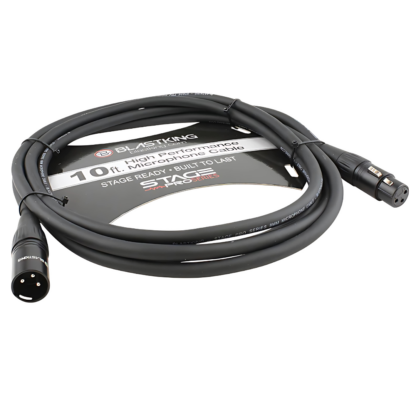 Cable de Micrófono XLR Macho a XLR Hembra | BLASTKING SP10XLR