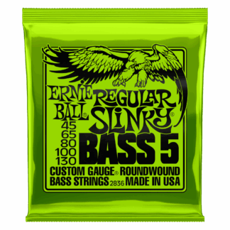 JUEGO CUERDA Super Slinky Nickel Wound Electric Bass (Bajo) 5 Cuerdas | ERNIE BALL 2836