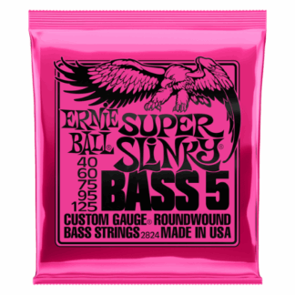 Juego Cuerda Super Slinky Nickel Wound Bajo De 5 Cuerdas G.40-125 | ERNIE BALL 2824