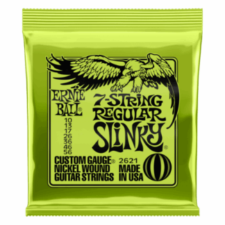 Juego Cuerda Regular Slinky Guitarra Electrica De 7 Cuerdas G.10-56 | ERNIE BALL 2621