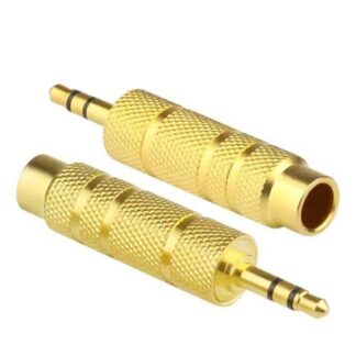 ADAPTADOR 3.5mm Macho Stereo A 1/4 Hembra Full ORO | Ultra X3