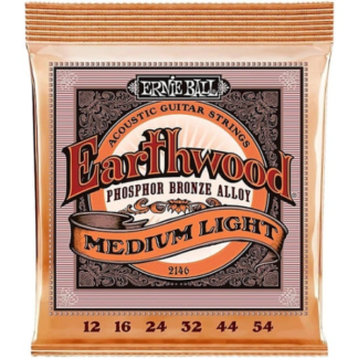 Juego Cuerda Earthwood Medium Light Guitarra  Electroacústica G.12-54 | ERNIE BALL 2146