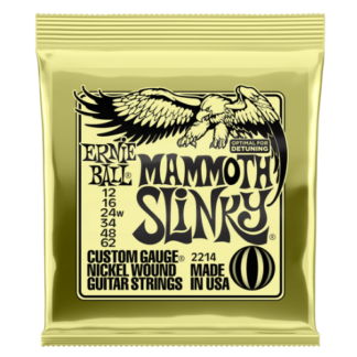 Juego Cuerda Mammoth Slinky Guitarra Electrica G.12-62  | ERNIE BALL 2214