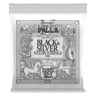 Juego Cuerda Ernesto Palla Guitarra Clásica Nylon NEGRO | ERNIE BALL 2406