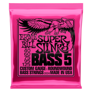 Juego Cuerda Super Slinky Nickel Wound Bajo De 5 Cuerdas G.40-125 | ERNIE BALL 2824