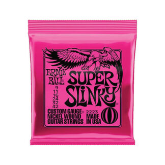 Juego Cuerda Super Slinky Nickel Wound Guitarra Electrica G.9-42  | ERNIE BALL 2223